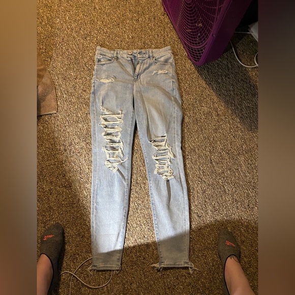 American eagle jeans size 8 long - Picture 3 of 3
